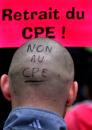 Manifestations CPE , blocage, Exclusion sociale et immigration jetable  2006